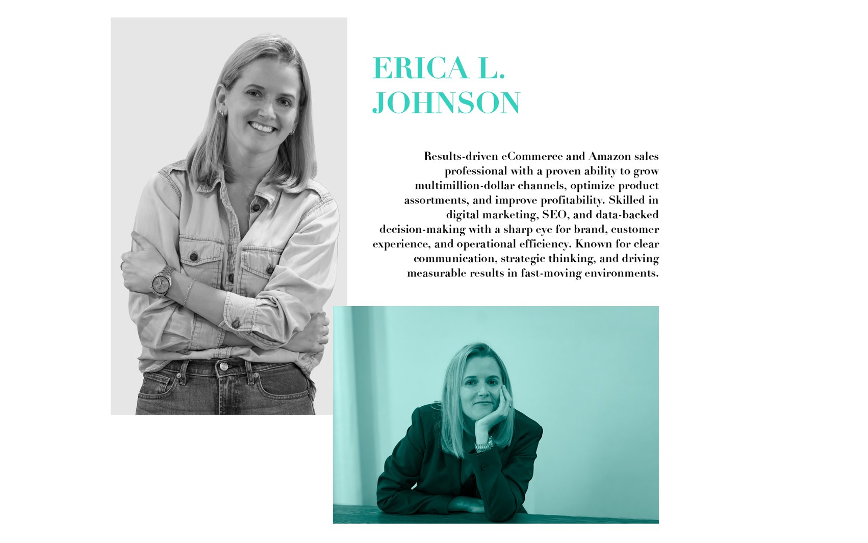 Erica L. Johnson — results-driven eCommerce and Amazon sales professional